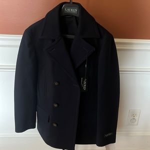 Boys sz 12 NWT Navy Ralph Lauren pea coat